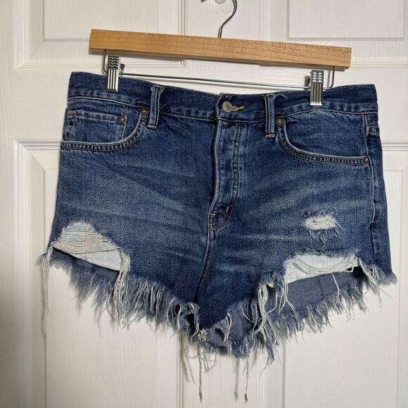 Free People We The Free Cut Off Shorts - Picture 1 of 4